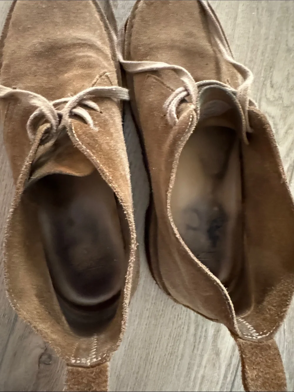 Astroflex chukkas tobacco color